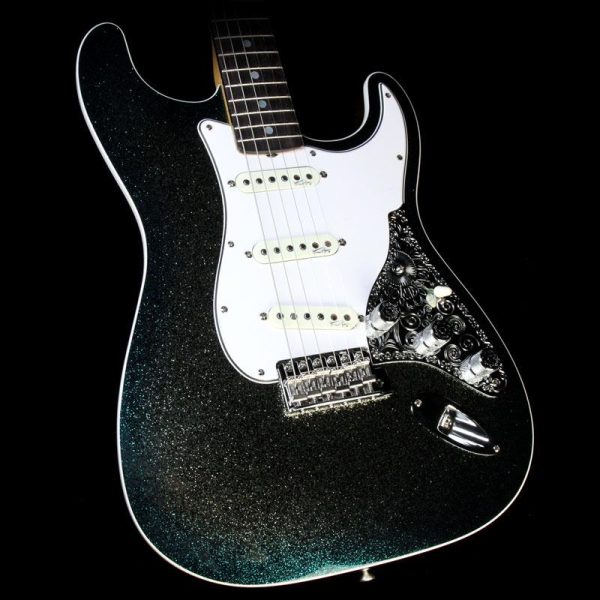 Fender Custom Shop Mark Kendrick Founders Design Stratocaster Golden Teal Sparkle Burst Online Hot Sale