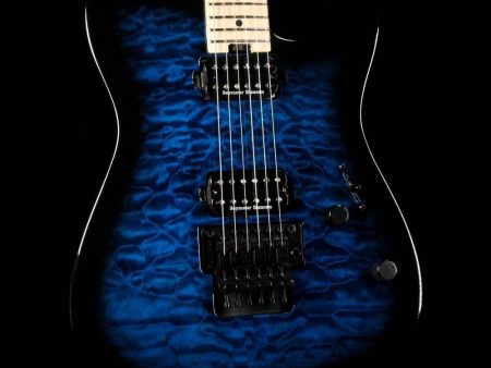 Charvel Pro Mod Series San Dimas Style 2 2H FR QM Trans Blue Burst For Sale