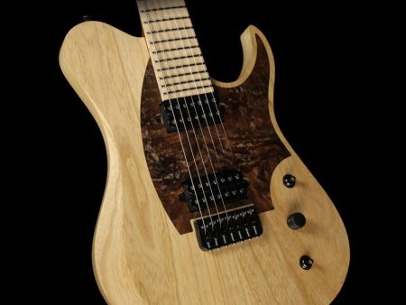 Skervesen Tamandua 7-String  Natural Satin with Inlaid Walnut Pickguard on Sale