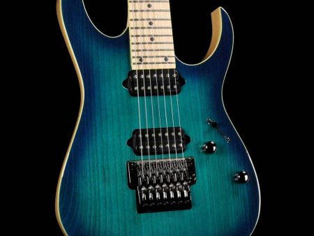 Ibanez RG Prestige RG752AHM Nebula Green Burst For Cheap