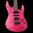 Suhr Modern Carve Top Set Neck Magenta Pink Stain Online