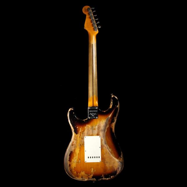 Fender Custom Shop  57 Stratocaster Heavy Relic Flash Coat Lacquer 2-Tone Sunburst For Sale