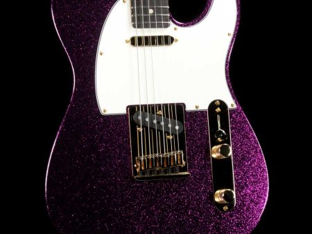 Fender Custom Shop Super Custom Deluxe Telecaster Magenta Sparkle Hot on Sale