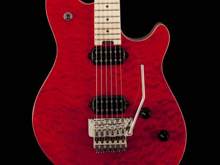 EVH Wolfgang Standard Quilt Top Transparent Red on Sale