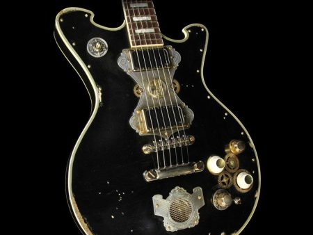 Wild Custom Guitars Baroness Steampunk II Electric Guitar Relic Black Online