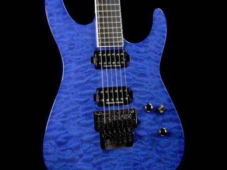 Jackson Pro Series SL2Q Soloist Transparent Blue Hot on Sale