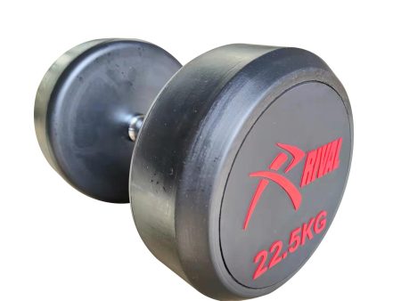 Rival Round Rubber Dumbbells - 22.5kg Pair Hot on Sale