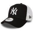 New Era Trucker NY Yankees Cap Black Wh Sale