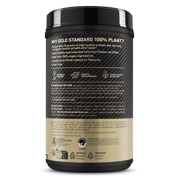 Optimum Nutrition Gold Standard 100% Plant 684g Online Hot Sale