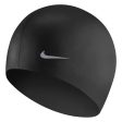 Nike Kids Solid Silicone Cap Black Hot on Sale