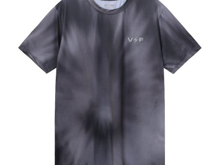 Volt and Fast Lightning Running Jersey Tie Dye Series V1-SL-Black For Discount