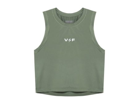 Volt and Fast Women s Bolt Sleeveless V1 - Olive For Cheap