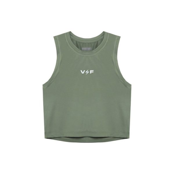 Volt and Fast Women s Bolt Sleeveless V1 - Olive For Cheap