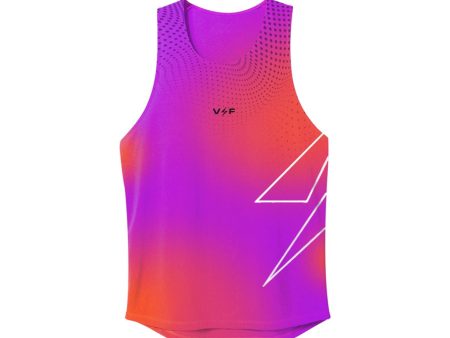 Volt and Fast FAST Tank - Purple Orange Hot on Sale