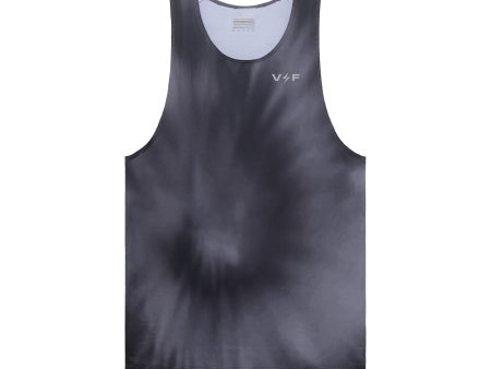 Volt and Fast Lightning Running Tank Tie Dye Series V1-SL-Black Cheap