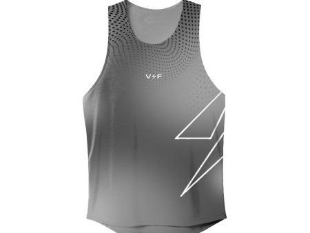 Volt and Fast FAST Tank - Grey White Hot on Sale