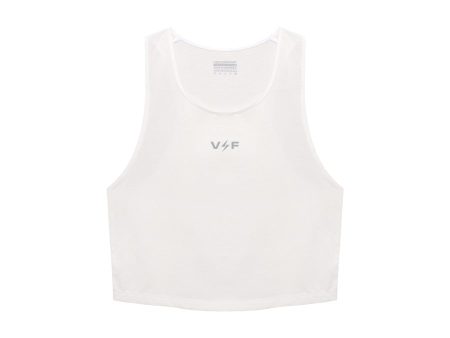 Volt and Fast Women s Bolt Sports Crop Top V2 - Broken White Supply