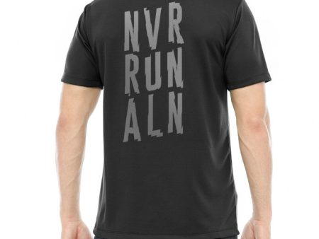 Volt and Fast Bolt Running Jersey Never Run Alone - Black Supply