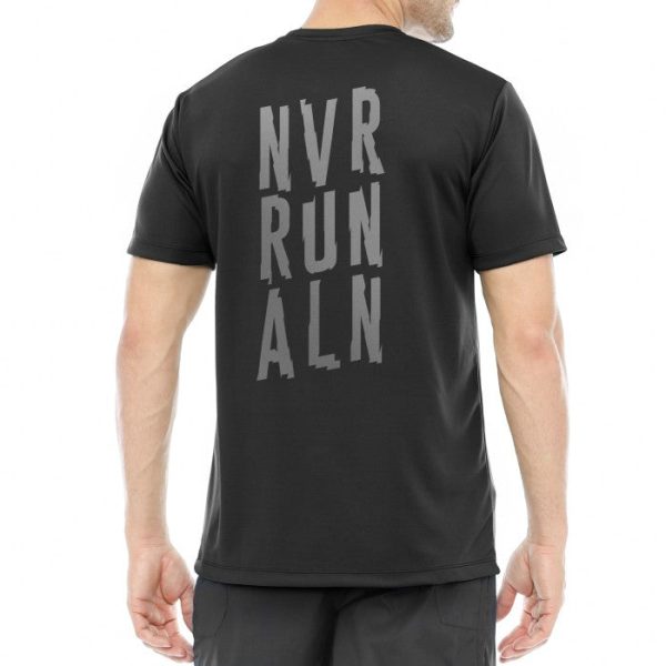 Volt and Fast Bolt Running Jersey Never Run Alone - Black Supply