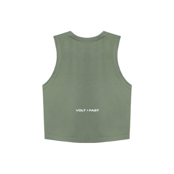 Volt and Fast Women s Bolt Sleeveless V1 - Olive For Cheap