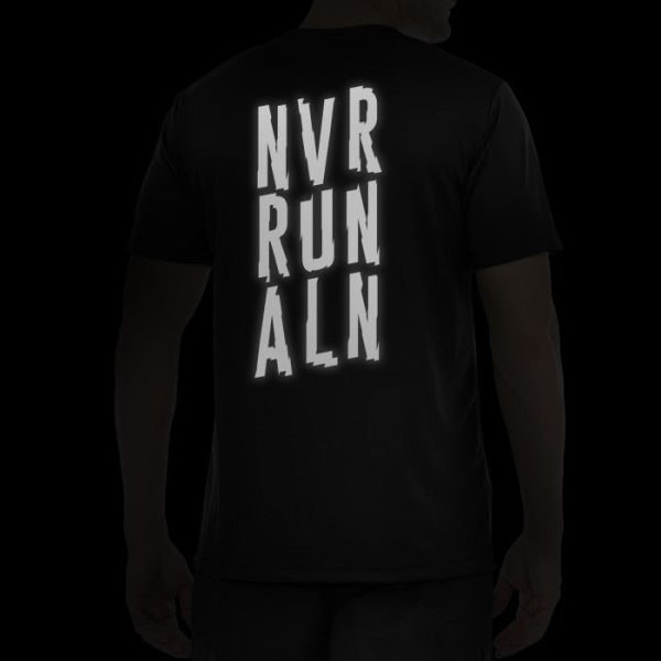 Volt and Fast Bolt Running Jersey Never Run Alone - Black Supply