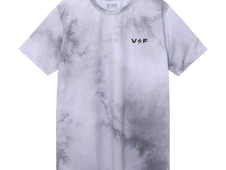 Volt and Fast Lightning Running Jersey Tie Dye Series V1-SL-Grey For Sale