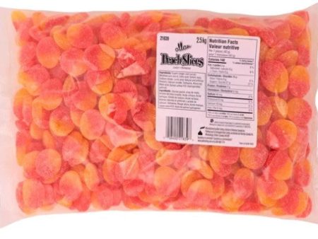 Allan Sour Peach Slices bulk 2.5kg Online Sale