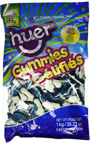 Huer Blue Sharks bulk candy 1kg For Cheap