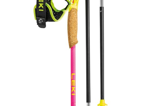 Leki Ultratrail FX.One Superlite (Neon Pink Neon Yellow Natural Carbon) For Sale