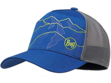 BUFF Trucker Tech Cap Solid Cape Blue M L Online Sale