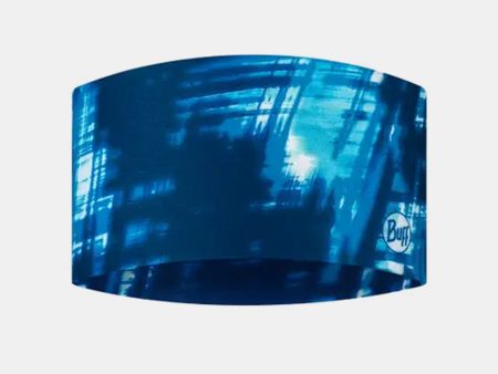 BUFF CoolNet UV+ Wide Headband Attel Blue For Cheap