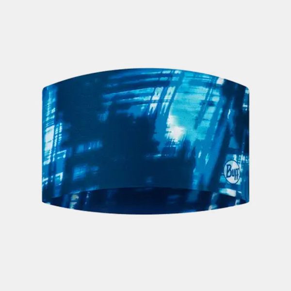 BUFF CoolNet UV+ Wide Headband Attel Blue For Cheap