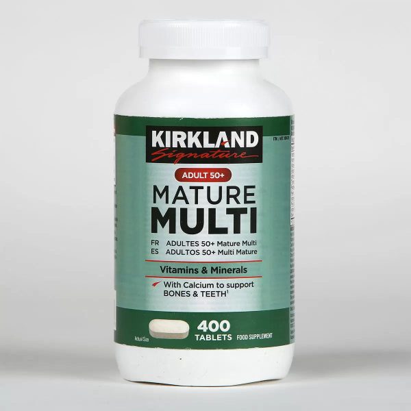 Kirkland Signature Mature Multi Vitamins Pack of 400ct For Cheap