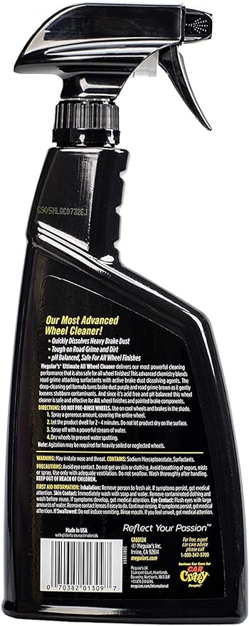 Meguiar s G180124EU Ultimate All Wheel Cleaner Iron Remover  2 X 709ml, For Discount