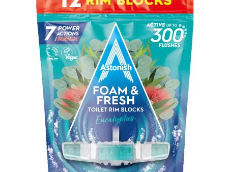 Astonish Toilet Rim Blocks 300 flushes Pack of 12 on Sale